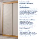 Ver imagem 7 de Guarda-Roupa Solteiro 2 Portas 1 Porta Ripada Samambaia CabeCasa MadeiraOriginals