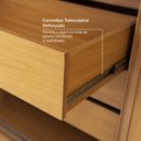 Ver imagem 5 de Guarda-Roupa Solteiro 2 Portas 1 Porta Ripada Samambaia CabeCasa MadeiraOriginals