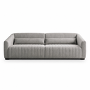 Ver imagem 4 de Kit Conjunto Sofá Living Ísis e Duas Poltronas Tecido Impermeável Pet Friendly Cinza 1,90m