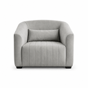 Ver imagem 7 de Kit Conjunto Sofá Living Ísis e Duas Poltronas Tecido Impermeável Pet Friendly Cinza 1,90m