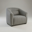 Ver imagem 5 de Conjunto Sofá Living Ísis e Duas Poltronas Tecido Acquablock Pet Friendly Linho Cinza Claro 1,90m