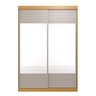 Guarda-Roupa Solteiro 2 Portas com Espelho Samambaia CabeCasa MadeiraOriginals - 10