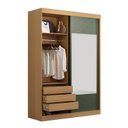 Ver mais imagens de Guarda-Roupa Solteiro 2 Portas com Espelho Samambaia CabeCasa MadeiraOriginals