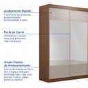 Ver imagem 3 de Guarda-Roupa Solteiro 2 Portas com Espelho Samambaia CabeCasa MadeiraOriginals