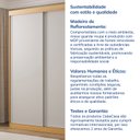 Ver imagem 7 de Guarda-Roupa 2 Portas Samambaia CabeCasa MadeiraOriginals Marrom/Carvalho/Off White