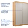 Guarda-Roupa 2 Portas Samambaia CabeCasa MadeiraOriginals - 3