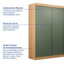 Ver imagem 3 de Guarda-Roupa 2 Portas Samambaia CabeCasa MadeiraOriginals