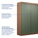 Ver imagem 3 de Guarda-Roupa 2 Portas Samambaia CabeCasa MadeiraOriginals