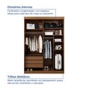 Ver imagem 4 de Guarda-Roupa 2 Portas Samambaia CabeCasa MadeiraOriginals