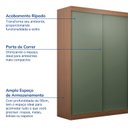 Ver imagem 3 de Guarda-Roupa 2 Portas Samambaia CabeCasa MadeiraOriginals