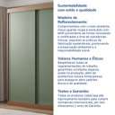 Ver imagem 7 de Guarda-Roupa 2 Portas Samambaia CabeCasa MadeiraOriginals Marrom/Freijó/Verde