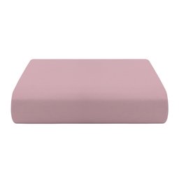 Lençol Solteiro Cazza com Elástico em Poliéster Rosa - 3