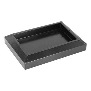 Cinzeiro Em Aço De Chão Em Pintura Epóxi:Preto