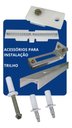Ver imagem 6 de Porta Camarão Sarrafeada Branca 60x210cm + Kit Ferragem