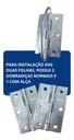 Ver imagem 4 de Porta Camarão Sarrafeada Branca 60x210cm + Kit Ferragem