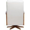 Ver mais imagens de Poltrona de Amamentação com Balanço Giratória Líria D02 Linho Off White B-410 - Lyam Decor