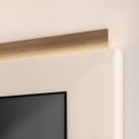 Ver imagem 4 de Estante Painel para Tv 85 Polegadas Lazares 220x191-off White-castanho-edecasamoveis