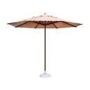 Ver imagem 1 de Ombrelone Guarda Sol Piscina Casa Praia Base Branco 240cm
