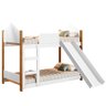 Beliche Infantil Casinha com Escorregador Branco Magia Gabrielli Móveis - 2