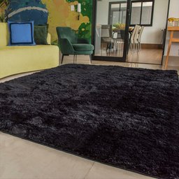 Tapete Copa Peludo 300X200 Preto Casen - 2