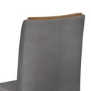 Ver imagem 4 de Kit 02 Cadeiras para Mesa de Jantar Estofada Ayla - DJ Móveis                                                                                  