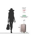 Ver imagem 5 de Kit Mala de Bordo 10kg Viagem Rígida Rodas 360º Abs Cadeado Segredo Gladiador A2mb com Mochila Execu