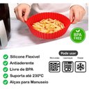 Ver imagem 3 de Forma Airfryer Microondas Fritadeira Silicone Reutilizável