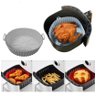 Forma Airfryer Microondas Fritadeira Silicone Reutilizável - 1
