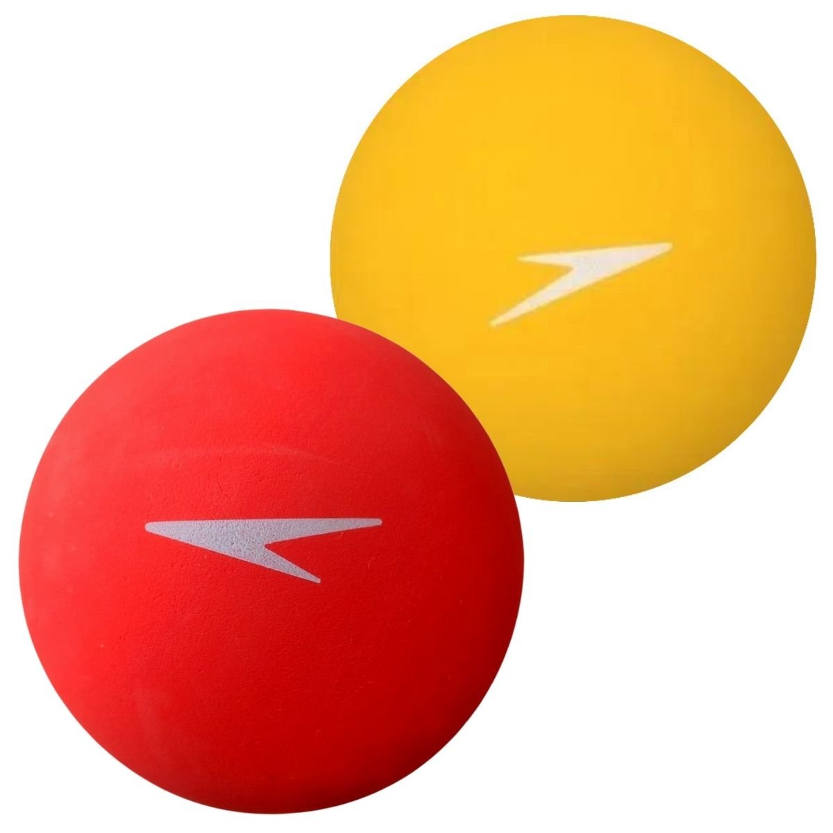 Bola De frescobol Speedo Profissional 2 Unidades - Amarelo/Vermelho - 1