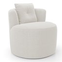 Ver mais imagens de Kit Sofá e 02 Poltronas Orgânicas Living Bob com Almofadas Bouclê Off White - Desk Design
