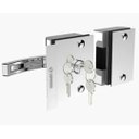 Ver imagem 1 de Fechadura Soprano Blindex Eletrica Vidro com Vidro Externa Blindex 12V Alavanca