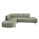 Ver imagem 2 de Sofá de Canto Orgânico 4 Lugares 265cm Base de Ferro Chaise Esquerda Luna