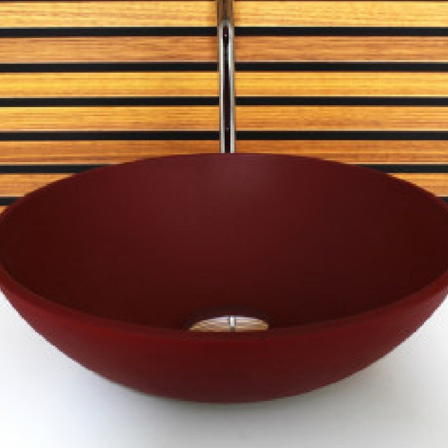 Cuba Vidro Redonda 42 Cm com Torneira e Valvula - 2