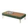 Mesa de Centro Decorativa Rennes Mdp/mdf Pés de Aço Verde Pistache/freijó G26 - Gran Belo - 2
