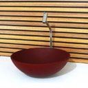 Ver imagem 1 de Cuba Vidro Redonda 30cm com Torneira e Valvula