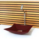 Ver imagem 2 de Cuba Vidro Quadrada 34cm com Torneira e Valvula