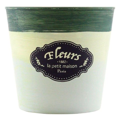 Kit 4 Mini Vasos de Planta Cachepot Estampados Decorados 12,5cm