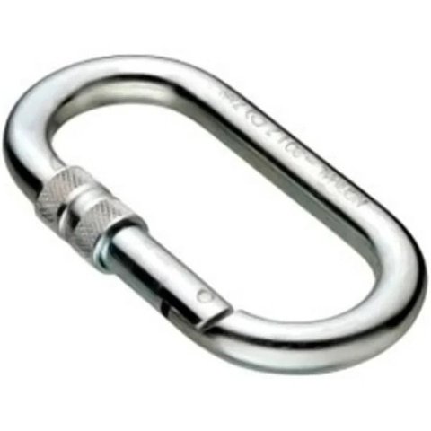 Mosquetao Oval em Aço com Trava em Rosca 3m Altiseg 2008060 25kn Hb004579254