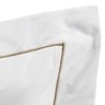 Roupa Cama Branco King 200 Fios 100% Algodão com Detalhe em Dourado - 2