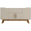 Ver imagem 3 de Aparador Buffet Sala de Jantar com 04 Portas 01 Gaveta Future B02 Off White Cinamomo - Lyam Decor