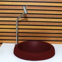 Ver imagem 1 de Cuba Vidro Chapeu 32cm com Torneira e Valvula