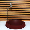 Ver imagem 2 de Cuba Vidro Chapeu 32cm com Torneira e Valvula