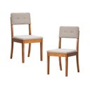 Ver imagem 1 de Kit 2 Cadeiras Estofadas Tiê CabeCasa MadeiraOriginals