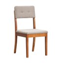 Ver mais imagens de Kit 2 Cadeiras Estofadas Tiê CabeCasa MadeiraOriginals