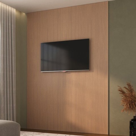 Painel Ripado em Placa 2,85x12,2 (2,94m²) Poliestireno