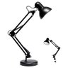 Luminaria Mesa Articulada Escritorio garra regulavel 2 em 1 Leitura Base metal Articulavel - 5
