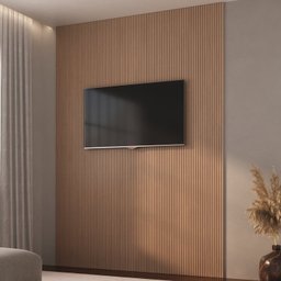 Painel Ripado de Poliestireno 6 Barras de  2,85m x 12,2cm venda em (1,96m²) Ruffino - 1