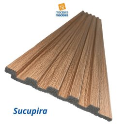 Painel Ripado de Poliestireno 6 Barras de  2,85m x 12,2cm venda em (1,96m²) Ruffino - 2
