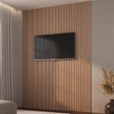 Ver imagem 1 de Painel Ripado de Poliestireno 12 Barras de 2,85m X12,2cm Venda em (3,92m²) Ruffino