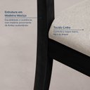 Ver imagem 5 de Kit 2 Cadeiras Estofadas Tiê CabeCasa MadeiraOriginals